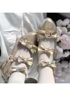Letter From Cloud Showa Doll Low Heel Shoes(8 Colours/Full Payment Without Shipping)